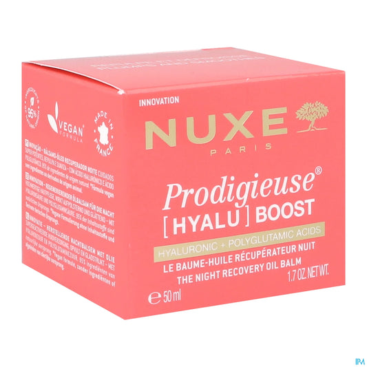 Nuxe Prodigieuse Hyalu Boost Baume Huile Récupérateur Nuit 50 mL
