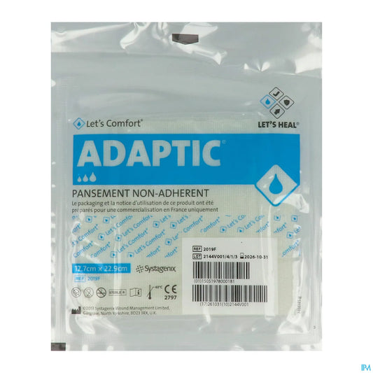 Adaptic Non-Adherent Dressing 12.7x22.9 cm Box of 12