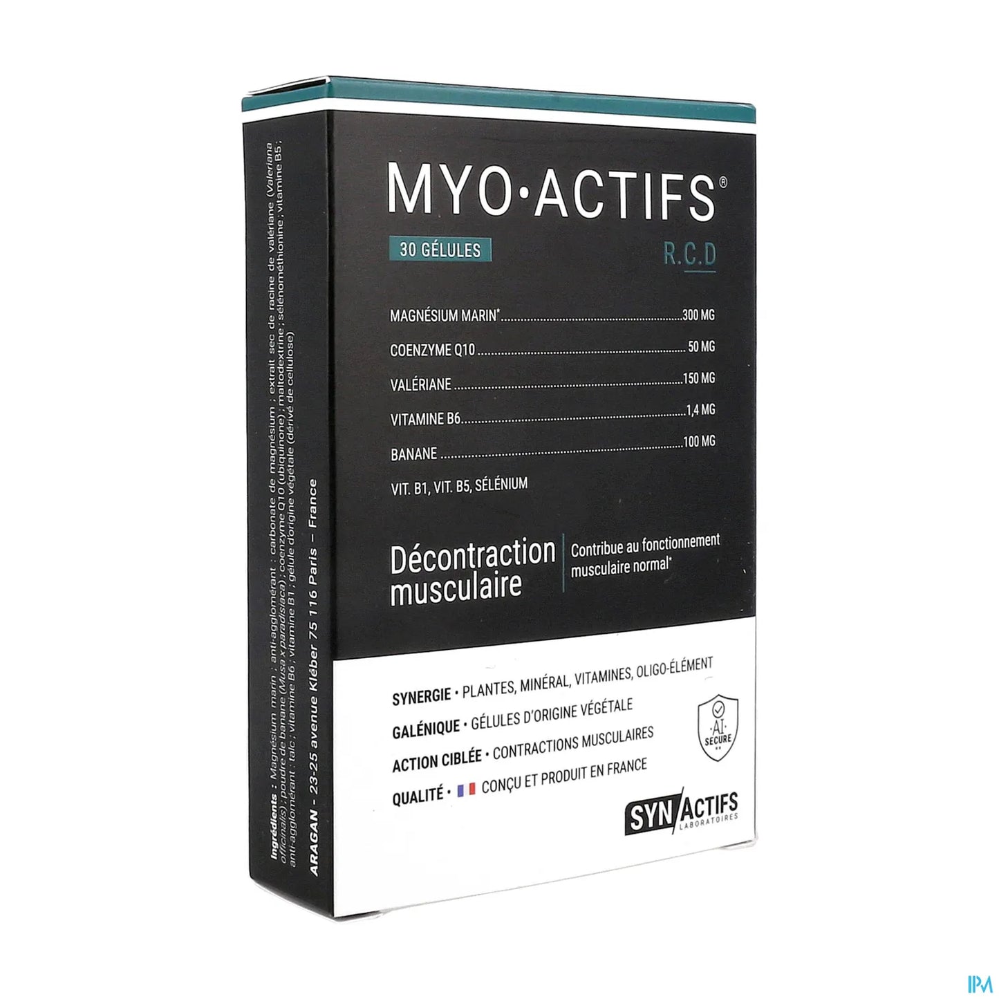 Synactifs MyoActifs Capsule 30 Capsule