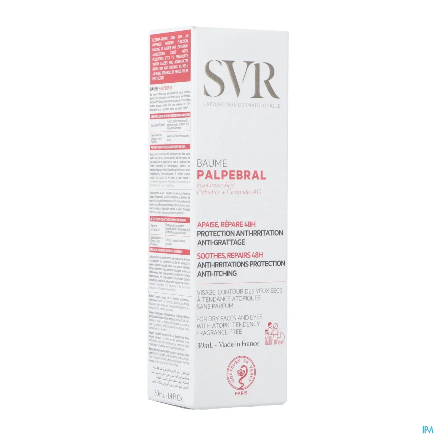 Palpebral Baume Apaisant Anti-Irritation Visage et Yeux 30ml