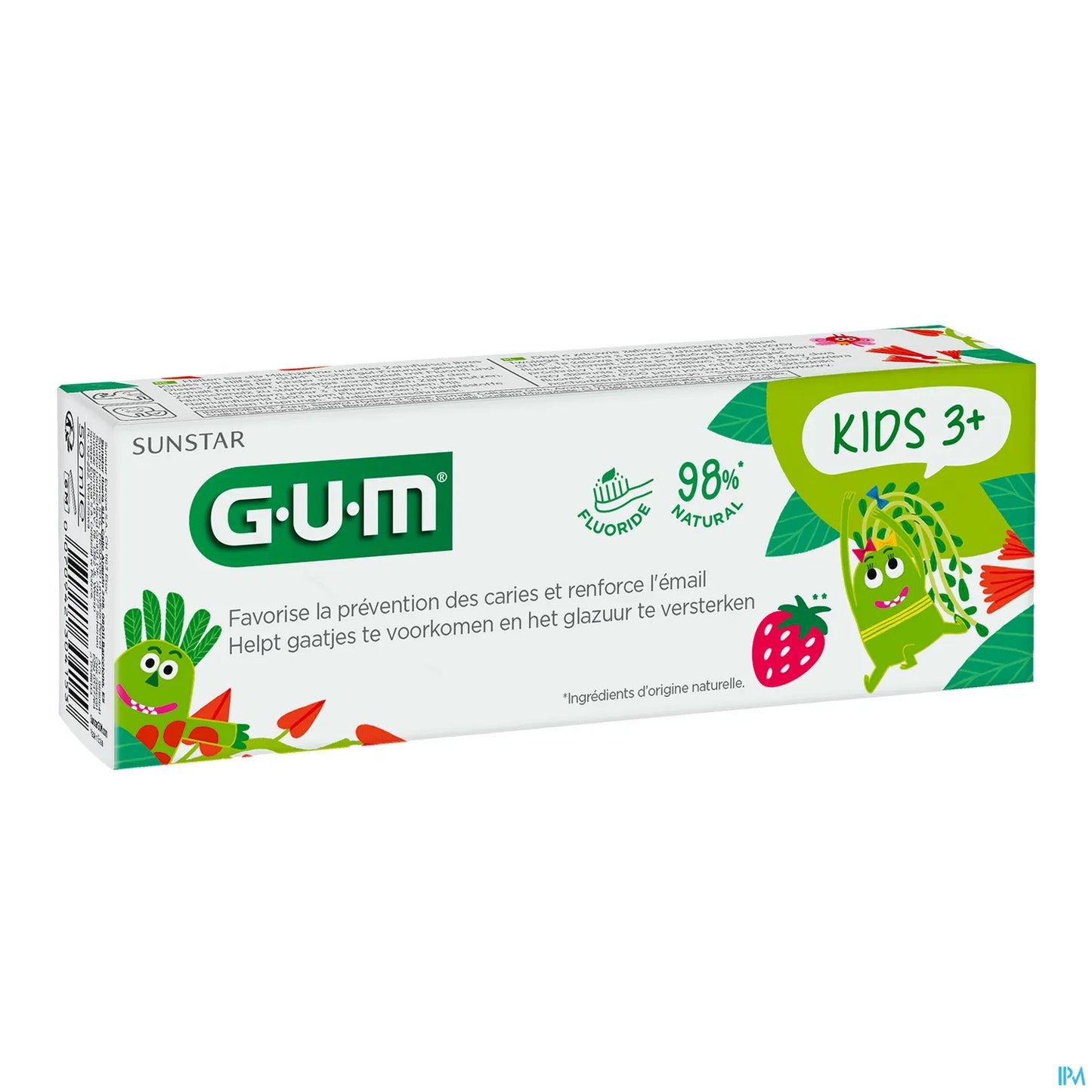 Sunstar Gum Kids Toothpaste 2-6 Years Strawberry 50ml