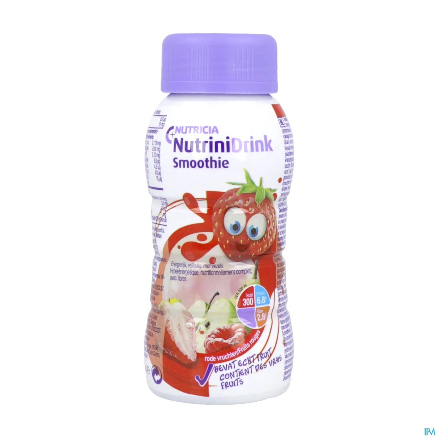 Nutrinidrink Smoothie Fruits Rouges 200 mL