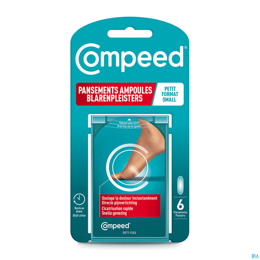 Compeed Pansements Ampoules Petit Format Boite de 6