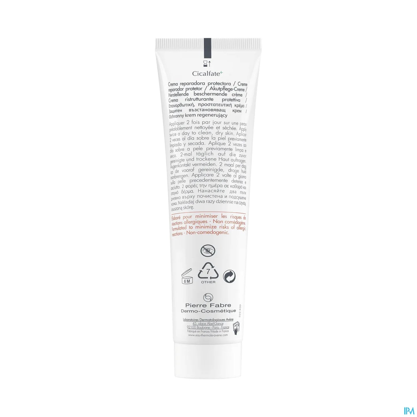 Cicalfate Crème Réparatrice Protectrice 100mL