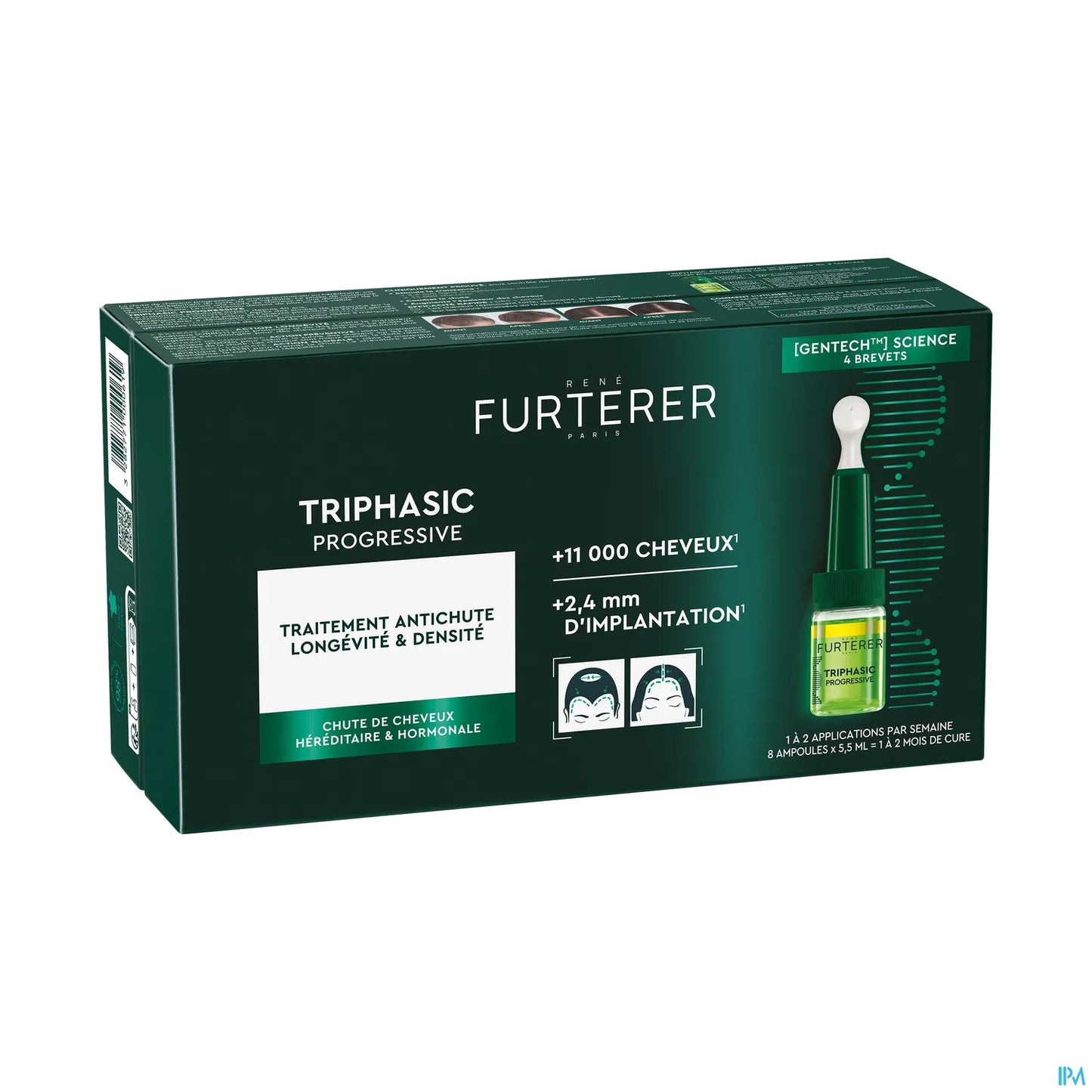 René Furterer Triphasic Sérum Longévité et Densité 8 x 5,5 mL