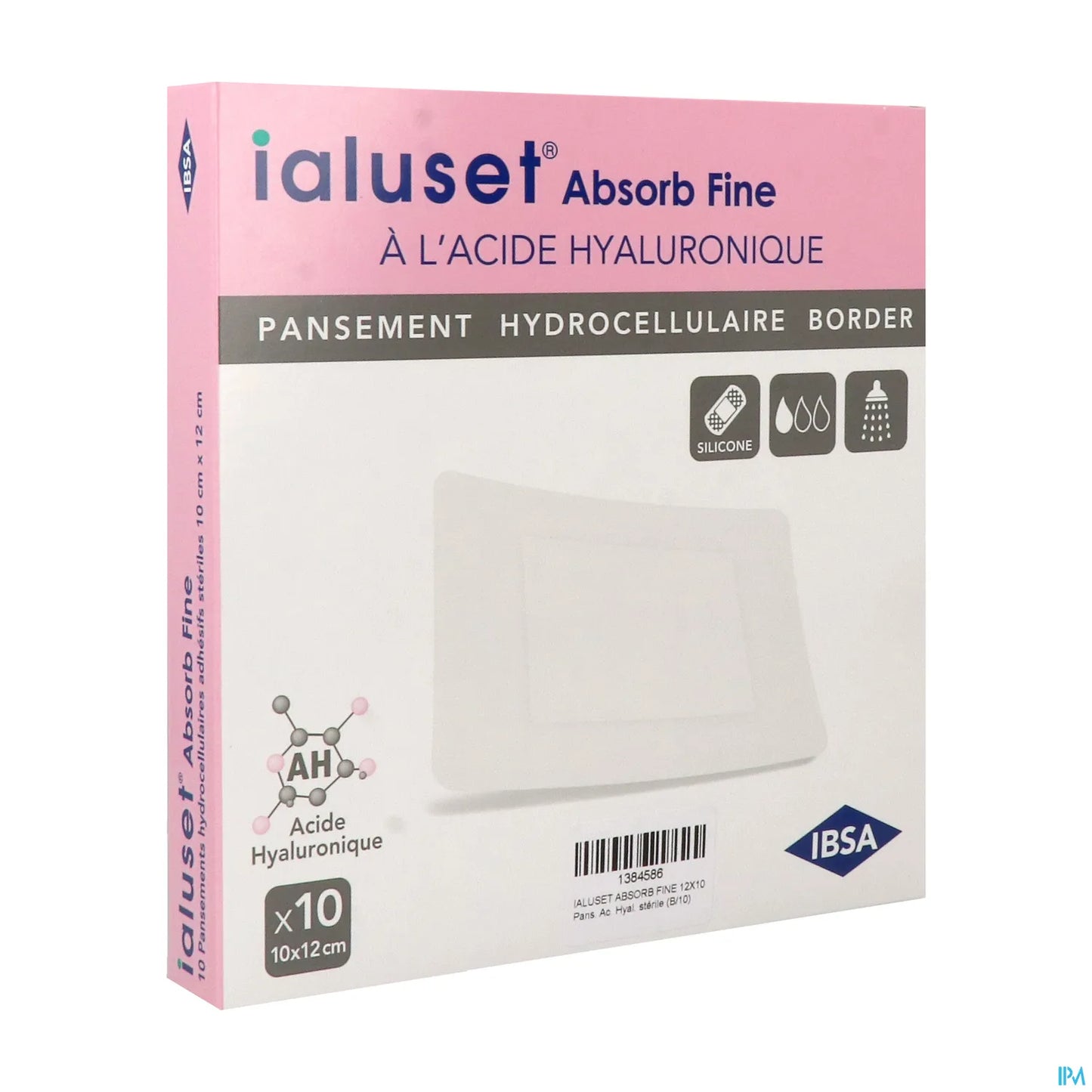 Absorb Fine Hydrocellular Dressing 12x10 cm Box of 10