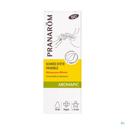 Aromapic Soirée d'Été Paisible Mélange pour Diffusion Bio 10ml