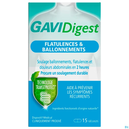 GAVIDigest Flatulenza e Gonfiore 15 Capsule