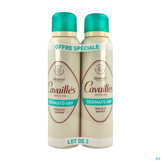 Rogé Cavaillès Dermato 48H Deodorante Spray 2x150ml