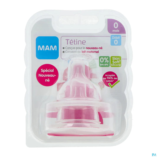 Tétine Débit 0 Extra Lent x2
