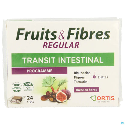Fruits & Fibres Regular Transit Intestinal - 24 Cubes