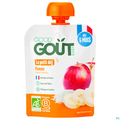 Le Petit Déj Pomme Bio Purée de Fruits 70g