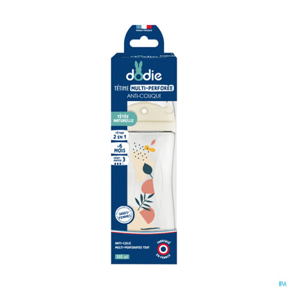 Biberon Anti-Colique Tétine Multi-Perforée 330 ML