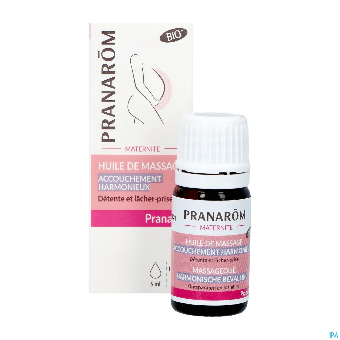 PranaBB Maternité Huile de Massage Accouchement 5 mL