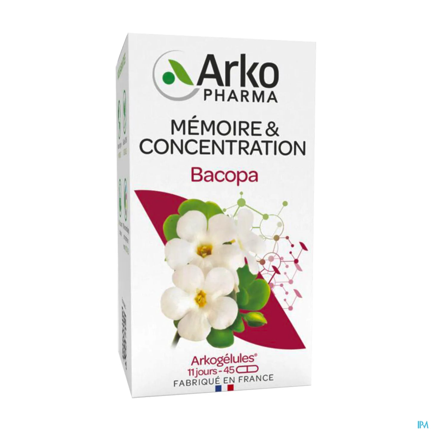 Arkogélules Bacopa Boîte de 45 Gélules