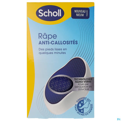 Râpe Manuelle Anti-Callosités Nano Verre