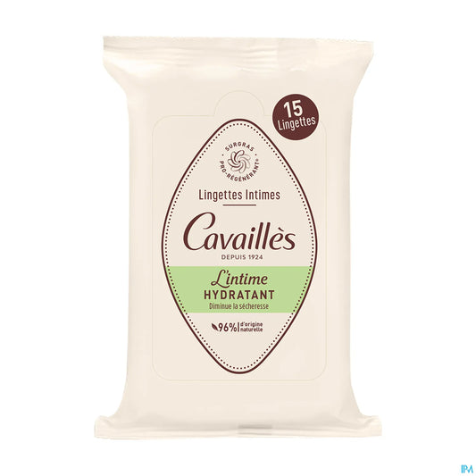 Rogé Cavaillès Lingettes Intimes Hydratantes 15 Unités