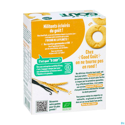 Organic Vanilla Round Biscuits from 10 Months 80G