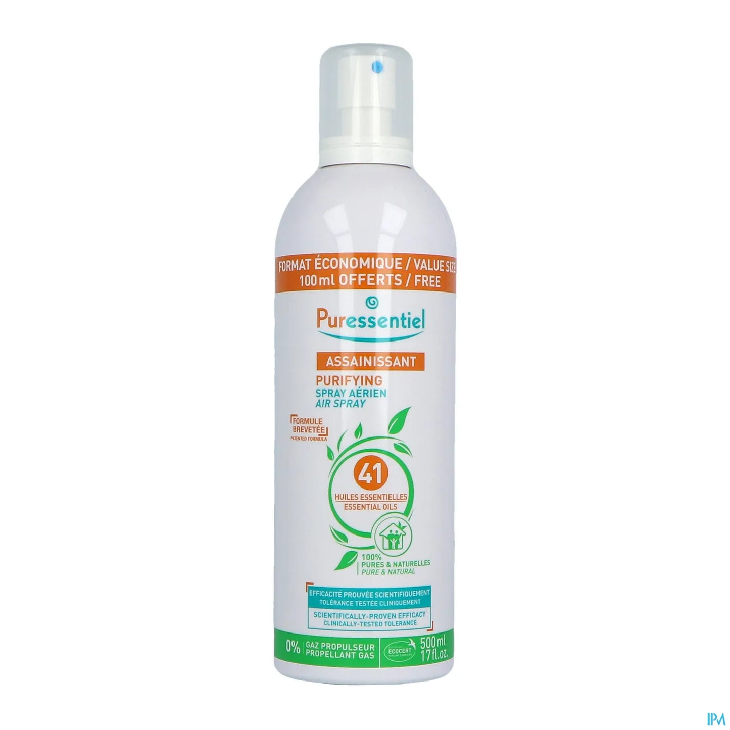 Assainissant Spray Aérien Aux 41 Huiles Essentielles 500ml