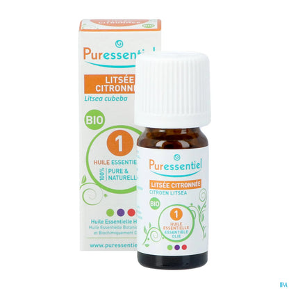 Bio Litsée Citronnée Huile Essentielle 10ml