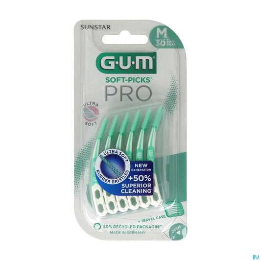 GUM Soft-Picks Pro Ultra Soft Medium 30 unità
