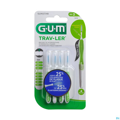 Brossettes Interdentaires Trav-Ler 1.1mm x4