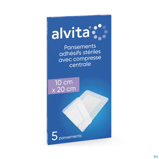 Medicazione adesiva sterile 10x20 cm 5 unità