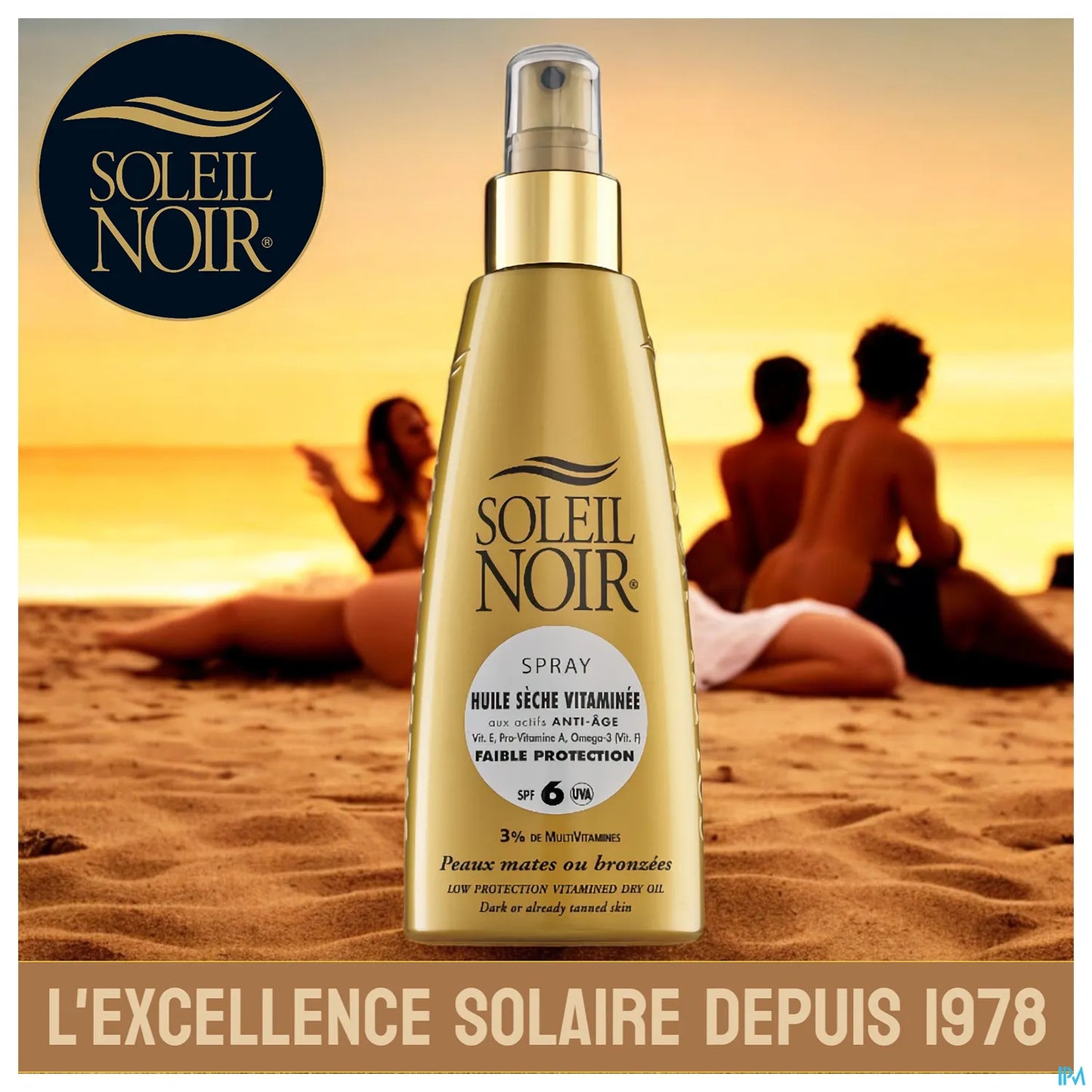Spray Huile Sèche Vitaminée SPF6 faible protection 150 ml