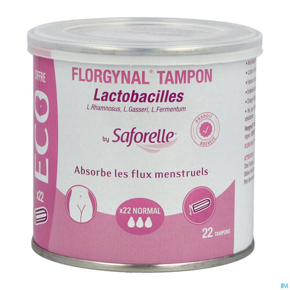 Saforelle Florgynal Assorbente Probiotico Normale Senza Applicatore x22