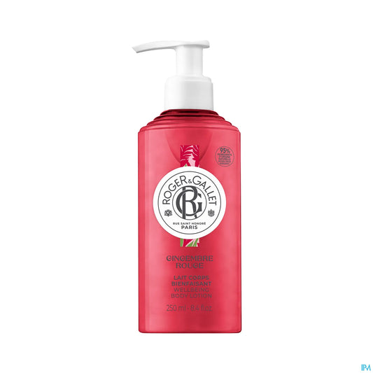 Lozione corpo benessere allo zenzero rosso 250 ml