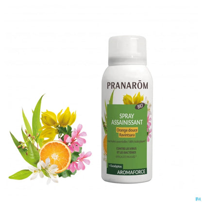 Spray Assainissant Bio Orange Douce Ravintsara 75 mL