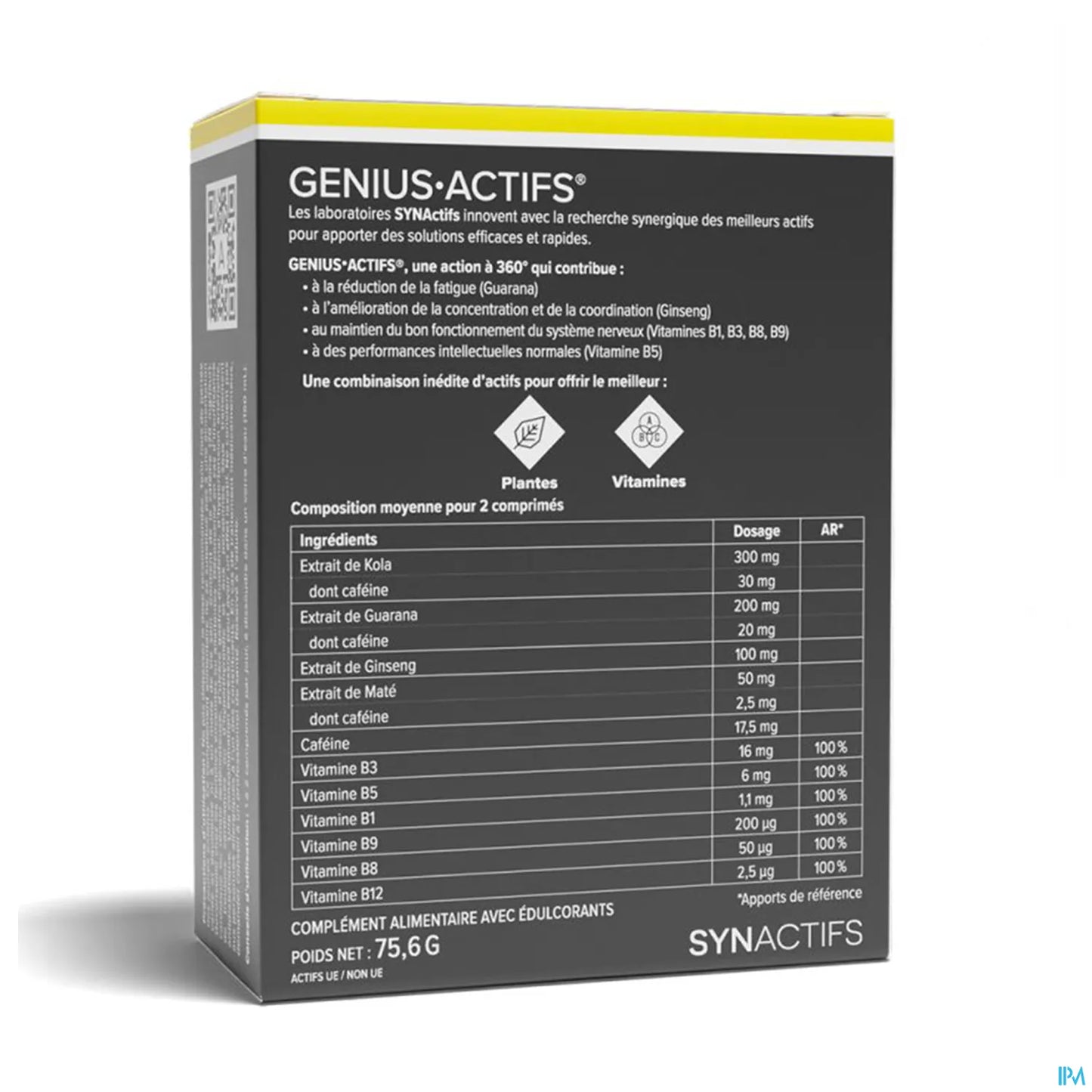 Synactifs GeniusActifs Effervescent Tablets 28 Units