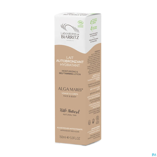 Latte autoabbronzante biologico 150 ml