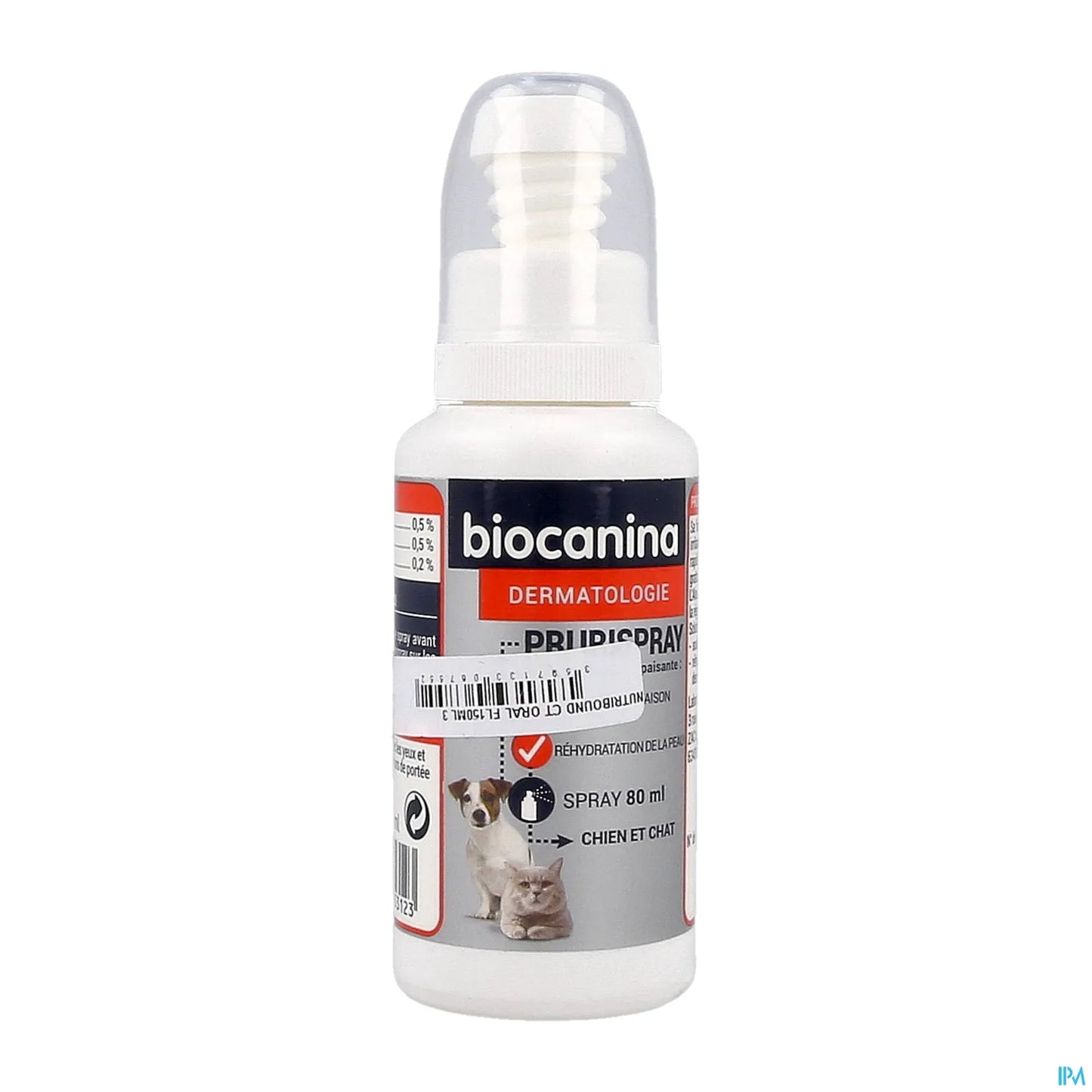 Prurispray Lotion Calmante Chats et Chiens Flacon Pulvérisateur 80ml