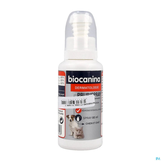 Prurispray Lotion Calmante Chats et Chiens Flacon Pulvérisateur 80ml