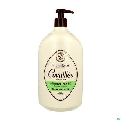 Rogé Cavaillès Gel Bain Douche Peaux Sensibles Amande Verte 1L