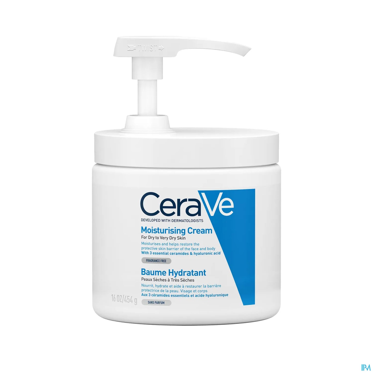 Baume Hydratant avec Pompe Pour Peau Très Sèche 454g