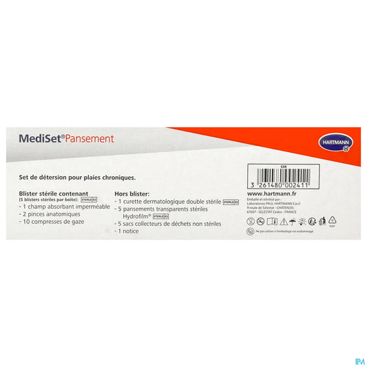 Mediset Pansement Détersion Boîte de 5