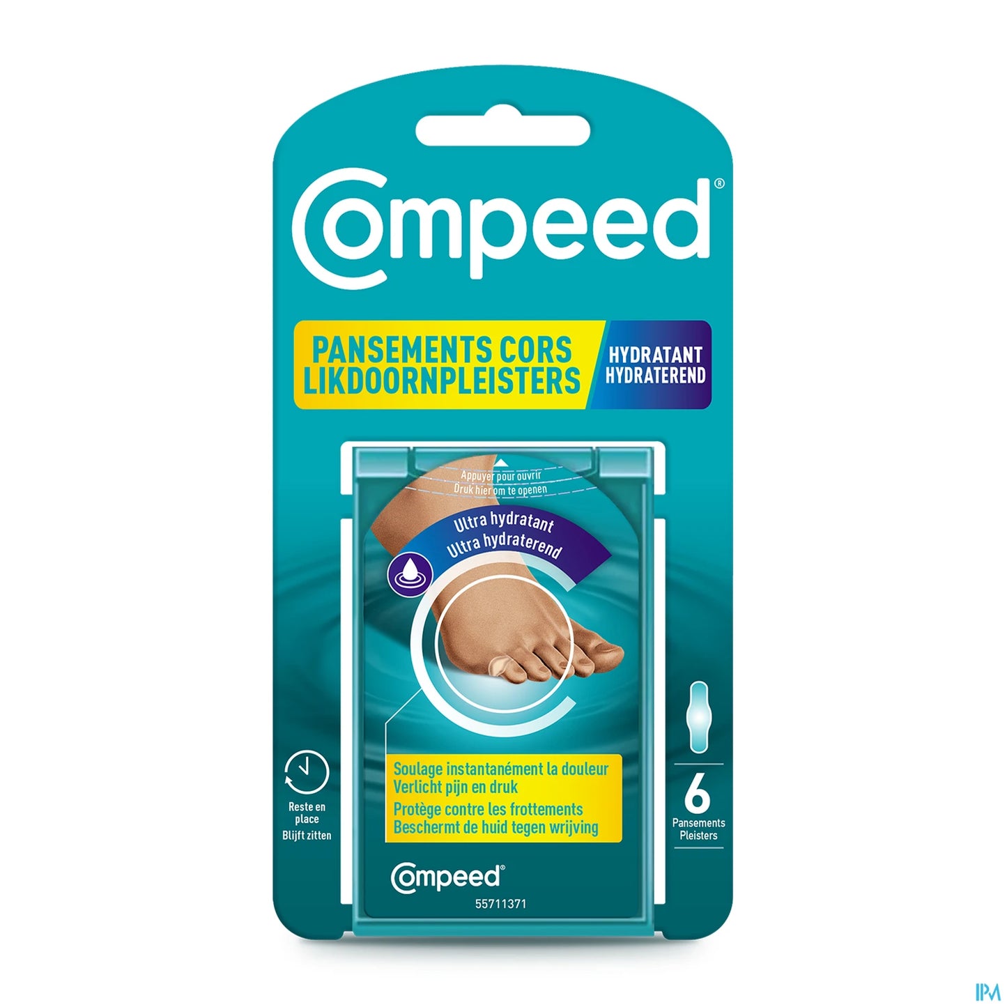 Compeed Pansements Cors Hydratants 6 unités