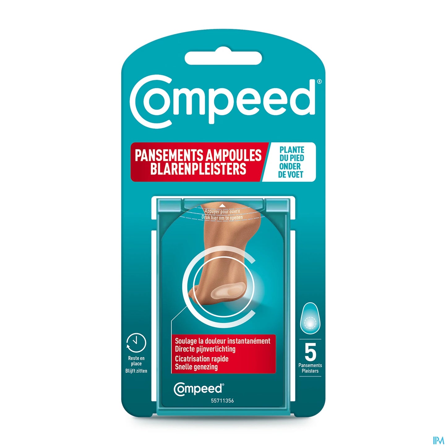 Compeed Ampoules Plante du Pied 5 unités