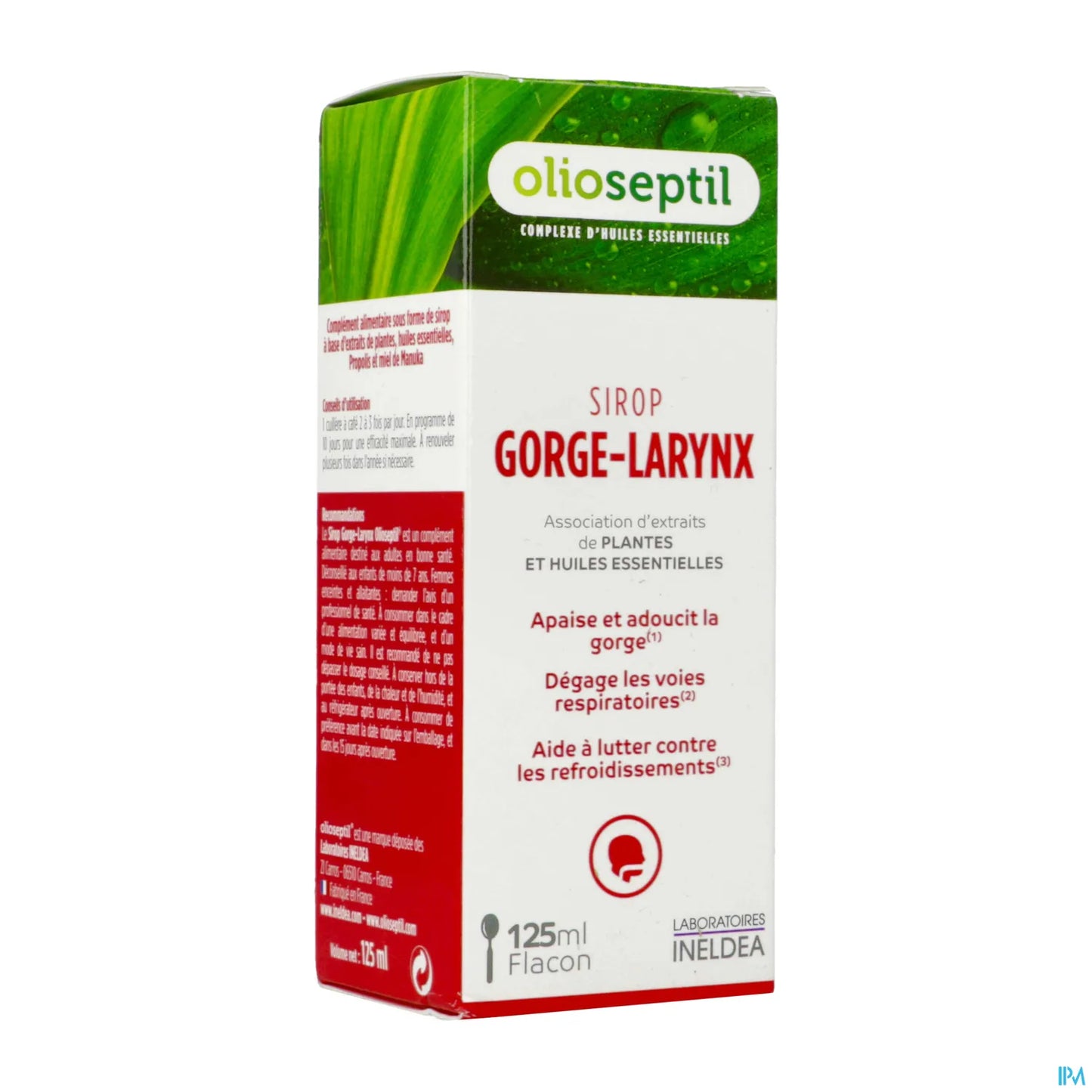 Ineldea Olioseptil Sirop Gorge Larynx 125ml