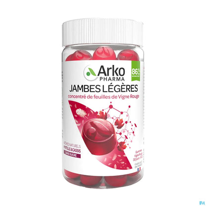 Vigne Rouge 60 Gummies Jambes Légères