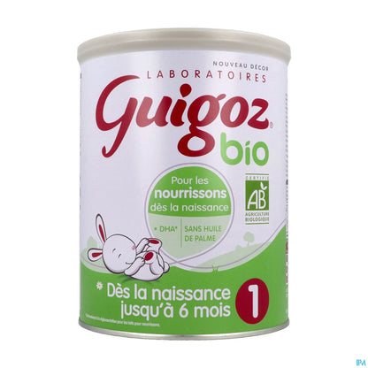 Bio 1 Lait en Poudre Premier Âge de la Naissance Jusqu'à 6 Mois 800g
