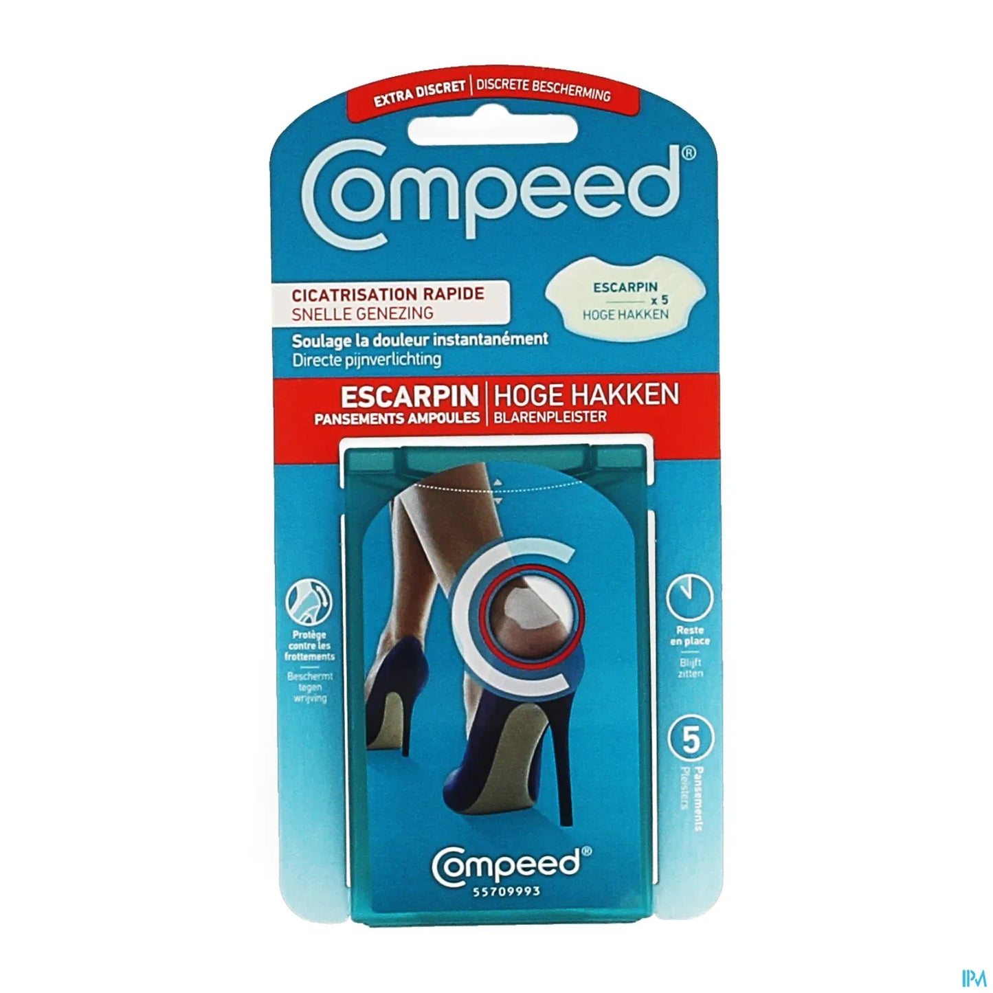 5 medicazioni per vesciche con pompa 4,2 x 6,8 cm