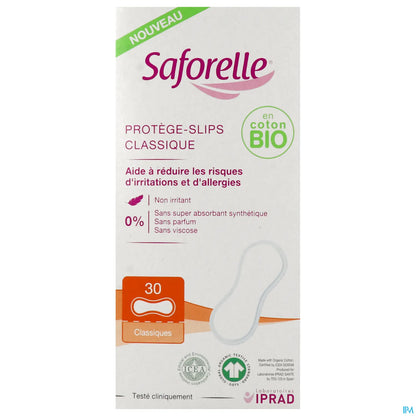 Bio 30 Classic Salvaslip 100% Cotone Biologico Pelle Sensibile
