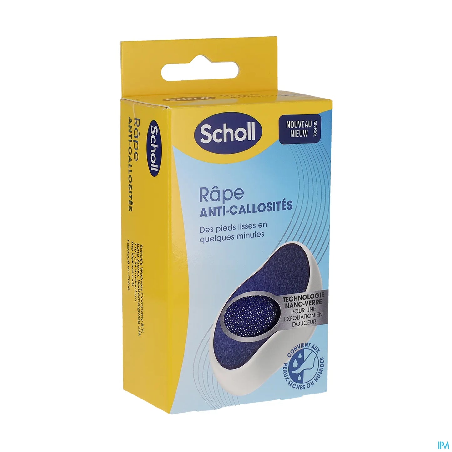 Râpe Manuelle Anti-Callosités Nano Verre