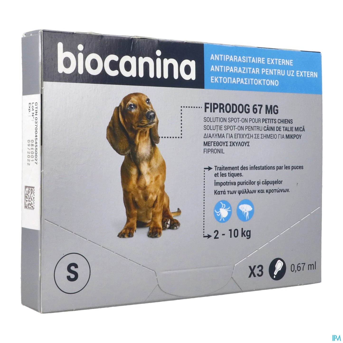 Fiprodog 67mg Petits Chiens Solution Spot-On