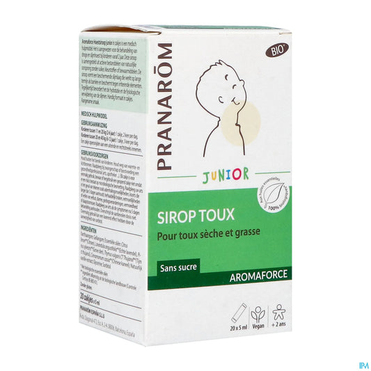 Aromaforce Junior Sirop Toux 20x5ml