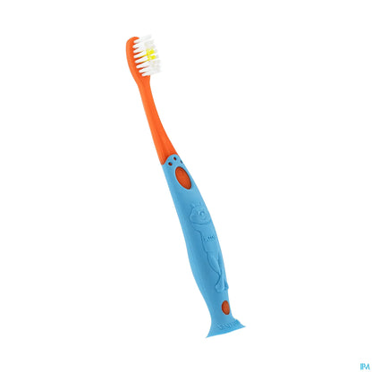 Spazzolino da denti morbido per bambini 2-6 anni viola 1 pezzo