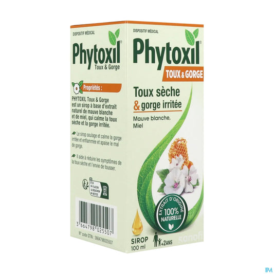 Sanofi Phytoxil Cough and Throat Syrup Honey 100ml